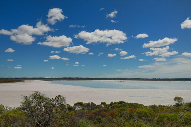 pink lake di espernace, sud del western australia