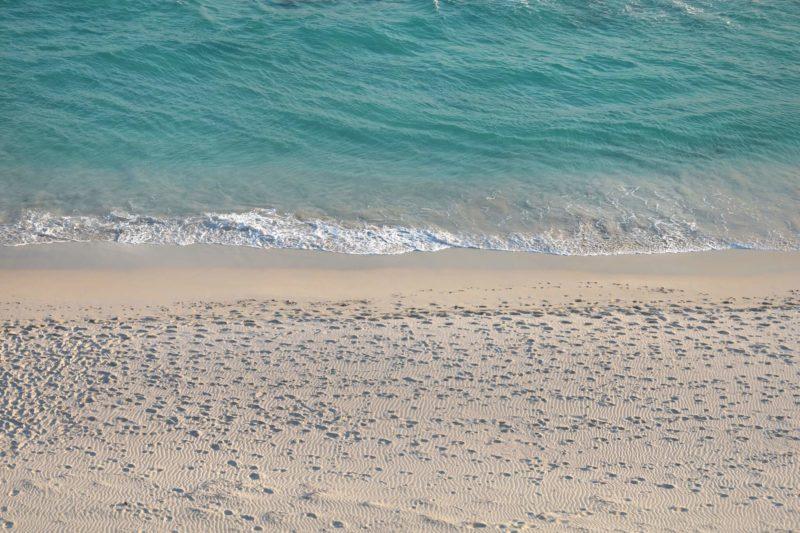 oceano e impronte